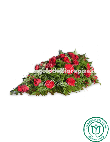 Copricassa funebre rosso